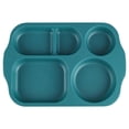thumbnail image 1 of CNKOO Wheat Portion Control Dinner Plates  Unbreakable Adult Separate Plates  Compartment Square Kids Food Divider Plates Microwaveable  Great For Healthy Eating And Weight Loss, 1 of 5