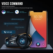 Fodsports FX8 Pro Motorcycle Helmet Intercom Bluetooth Headset with FM Radio for 8 Riders 1000m Wireless Communication System