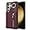 A+Red Wine, variant on Samsung Galaxy S23 Ultra Case with Card Holder for Women, Samsung Galaxy S23 Ultra Phone Case Wallet with Credit Card with Ring Kickstand Zipper Shockproof Slim Stand Case - Red Wine