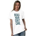 thumbnail image 3 of Boat Hair Don't Care Ocean Vibes Cute Women's Graphic T Shirt Tees Brisco Brands L, 3 of 5