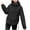 Black, variant on Fashion Winter Warm Hooded Coats for Womens Plus Size Casual Solid Color Long Sleeve Warm
