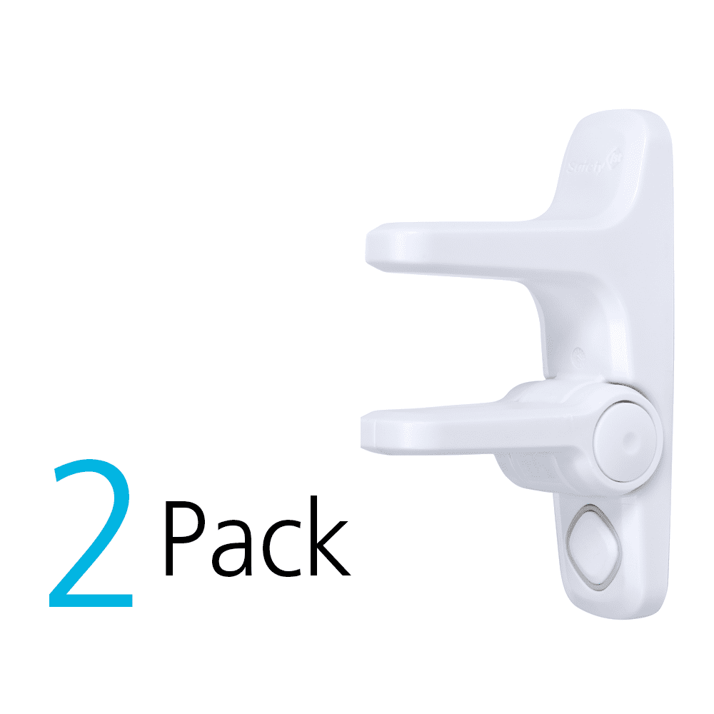 Premium ABS Prevent Kids from Opening the Door,Easy One Hand Operation for Adults Door Lever Lock for Child Toddler Safety No Toxic Zalock Upgraded 6 Pack Baby Proofing Door Handle Knob Lock Whit
