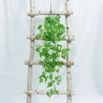thumbnail image 4 of Planta verde artificial, planta de ratán verde, planta de rábano verde, cesta colgante de pared, orquídea colgante, planta falsa, vid colgante, hoja verde, flor decorativa de pared, 4 of 4