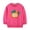 Gshirt8-Red, variant on xaweyi Girls Fall Winter Clothes Round Neck Sweatshirt Fashionable Cartoon Printed Long Sleeved Top,Sizes 1-2 Years