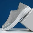 thumbnail image 3 of Men Breathable Athletic Fly Weave Slip On Walking Shoes Running Walking Trainers, 3 of 5