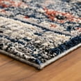 thumbnail image 5 of Unique Loom Tucson Collection Area Rug - Tubac (4' Square Blue/Black), 5 of 6