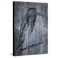 thumbnail image 2 of "Blue-Grey Bird II" Painting Print on Brushed Aluminum, 2 of 5