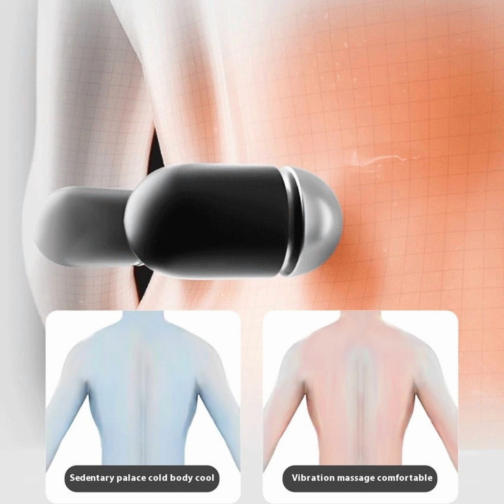3-in-1 Back Massager, Spine Triple Fusion Back Massager,3 in 1 Massagers with Traction Lifting and Vibration Massage and Heat,Suitable for Neck, Shoulders, Unisex