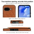 thumbnail image 2 of Case Compatible with Google Pixel 9a, Stylish Card Slots Kickstand PU Leather Back Case Magnetic Closure RFID Blocking Drop Protective Shockproof Cover for Google Pixel 9a, Brown, 2 of 7