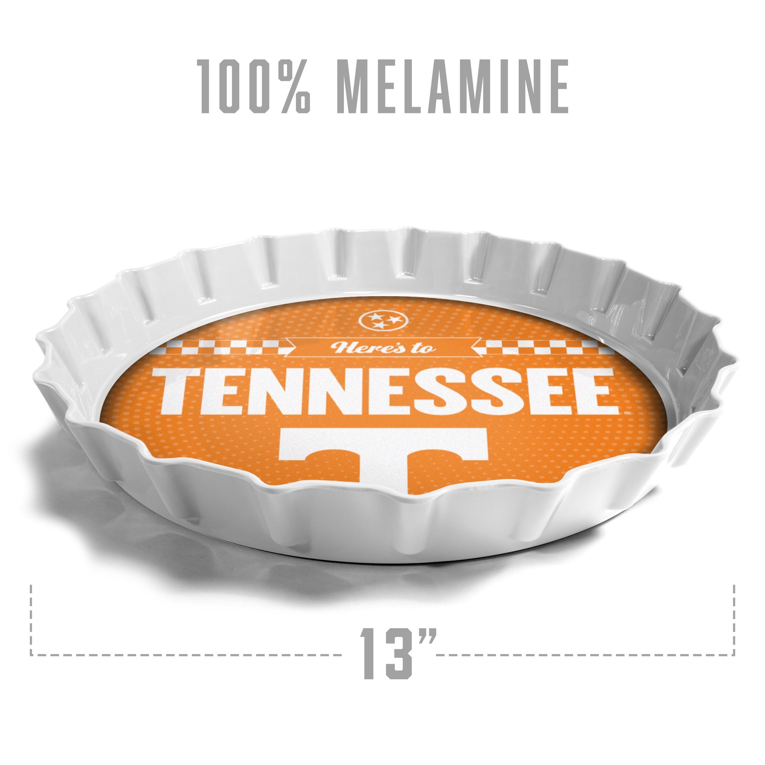 YouTheFan NCAA Tennessee Volunteers Bottle Cap Serving Tray
