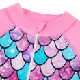 thumbnail image 7 of Wxolcjlv Girls Zipper One-Piece Surfing Swimsuit Beach Floral Long Sleeve Swimwear, Sizes 4-12, 7 of 7