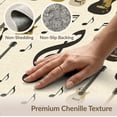 thumbnail image 6 of ODIKA Music Cd Treble Clef Centerpiece Guitar Notes Piano Frame Disc for Playroom, Bedroom, Reading Nook, Pet Friendly & Kids Safe Play, 6 of 7