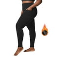 thumbnail image 4 of newwalpole Women's Plus Size Dress Yoga Pants Leggings Elastic High Waist Stretch Soft Bootcut Sport Pants Black for Size 5XL, 4 of 8