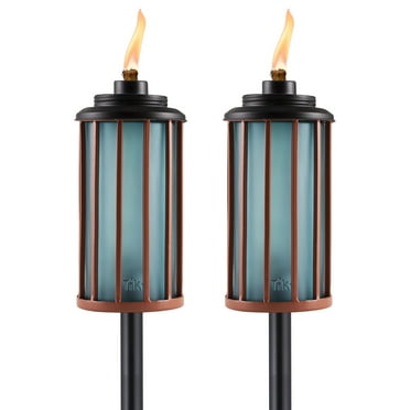 2-Pack 65 Inch TIKI Torch Retro Stripe