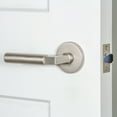 thumbnail image 3 of Viaggio Clocon-Sth_Prv_234_Rh Circolo Right Handed Solid Brass Privacy Door Lever Set -, 3 of 7