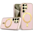 thumbnail image 2 of For Samsung Galaxy s24 Ultra Ultimate Quality PU Leather Hybrid Case Cover - Light Pink, 2 of 4