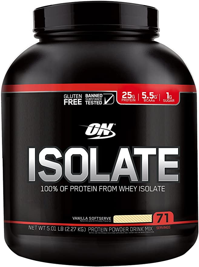 Buy Optimum Nutrition, Isolate 100 Whey Protein Powder, 25g Protein
