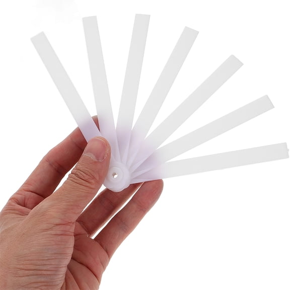 UPOUART 12pcs Craft Fan Frames Plastic Folding Fan Ribs Students Sturdy Construction Various Occasions