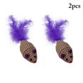 thumbnail image 1 of 2PCS Feather Cat Toy Corrugated Paper Cat Scratch Toy Cat Mouse Toy Catnip Toy, 1 of 10