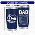 thumbnail image 2 of Tumbler For Dad Fathers Day - Best Dad Ever Tumbler - Daddy Birthday Gifts From Daughter, Son, Kids - Best Father Tumblers For New Father, Dad - Gifts For Papa Ideas 20oz Tumbler, 2 of 6