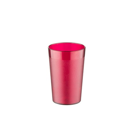 

Tumbler SAN Plastic Pebbled Red 8 Oz. Plastic Red 32 packs