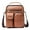 light brown, variant on Luxury Men's Messenger Bag Vintage Leather Shoulder Bag