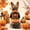 A001- Orange, variant on Small Dog Halloween Pumpkin Pattern Knit Warm Dog Sweater for Small Dogs Holiday Festive Pet Outfit for Chihuahua Puppy, 1 Pack