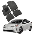 thumbnail image 6 of Carpet Floor Mats for 2016 to 2022 Toyota Prius / 2017 to 2022 Toyota Prius Prime - Front and Rear, Gray, Driver Heel Pad - ecoMats, 6 of 7