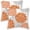Dahlia 09, variant on Brown Pillow Covers 18x18 Inch 2 Pcs,Coffee Colored Geometric Dahlia Decorative Throw Pillows,Summer Grey Gray Flower Outdoor Decor Pillowcase Square Cushion Cover Gift for Porch Patio Couch