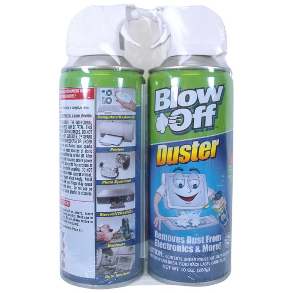 Blow Off 2232 152A Air Duster, (Pack of 2) - 10 oz.