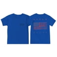 thumbnail image 3 of Girls Tshirts Size 1-2Y Kids Independence Day-Themed Print Short Sleeve Crew Neck Holiday Top Girl Tops, 3 of 4
