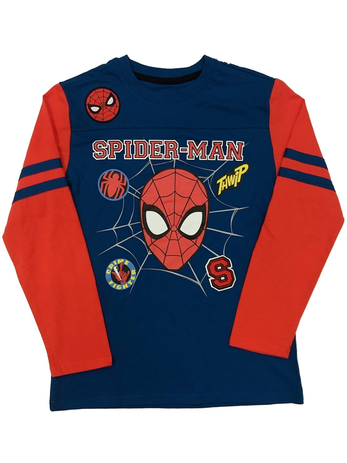 red spiderman shirt