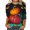 Black, variant on Odeerbi Halloween Graphic Shirts for Women Vintage Retro Blouse Fashion Printed Loose T-shirt Three Quarter Sleeves Round Neck 2025 Casual Tops Hot Pink