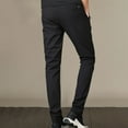 thumbnail image 6 of Mens Stretch Pants Drawstring Travel Quick Dry Light Weight Sweatpants Workout Casual Joggers with Pockets, 6 of 6