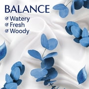 Downy Fabric Softener Dryer Sheets, Infusions Balance Crisp Rain and Blue Eucalyptus Scent, 80 Mega Dryer Sheets