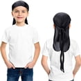 thumbnail image 2 of Airvexalon Silky, Premium, Deluxe Du-rag for kids Waves, 4 Pack, 2 of 5