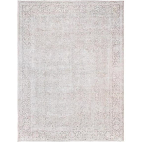 9 ft. 0 in. x 12 ft. 2 in. Pasargad Vintage Overdyes Hand-Knotted Lambs Wool Area Rug