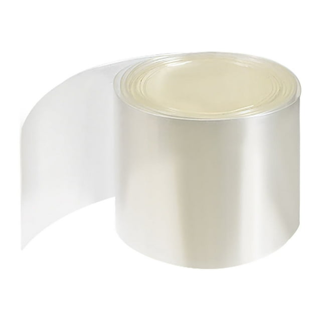 Tuberías de Termocontracción de 27 mm de Ancho Plano para 16340 Individual 2 Metros Transparentes