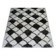 thumbnail image 3 of Rugsotic Carpets Hand Tufted Shag Polyester Eco-Friendly Area Rugs - 4'x6', Rectangle, Gray White, Plain Solid Design, High Pile Handmade Anti Skid Rugs for Living Room, Bed Room K00067, 3 of 5