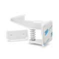 thumbnail image 2 of Pestillos de seguridad para niños con cerradura de gabinete, paquete de 10 de fácil instalación (blanco), 2 of 4