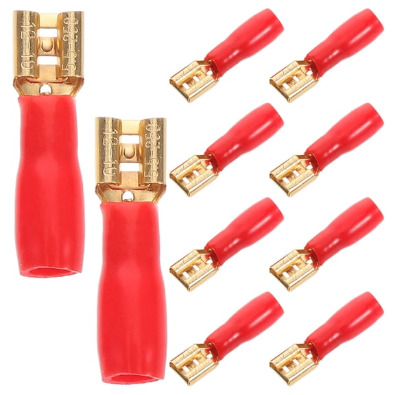 HEANUJJ 10Pcs Car Speaker Wire Connectors Insulated Spade Terminals Easy Installation
