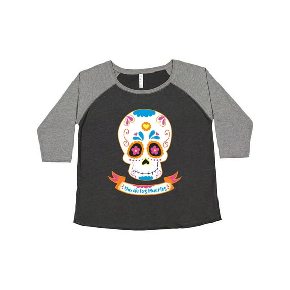 Inktastic Day of the Dead Skull Women's Plus Size T-Shirt