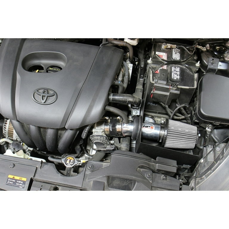 HPS Performance Polish Shortram Air Intake Kit + Heat Shield Cool Ram  Compatible for 2017-2018 Toyota Yaris iA 2019-2020 Yaris Sedan 2016 Scion  iA 1.5L, 827-613P - Walmart.com