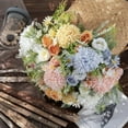 thumbnail image 5 of Clearance Artificial flowers under $5,Home Decor Artificial Flowers ArtificialSilk Bouquet Faux Flowers Arrangement For Wedding Table Centerpieces， Fern Leaves For Party Wedding Home Decor, 5 of 9