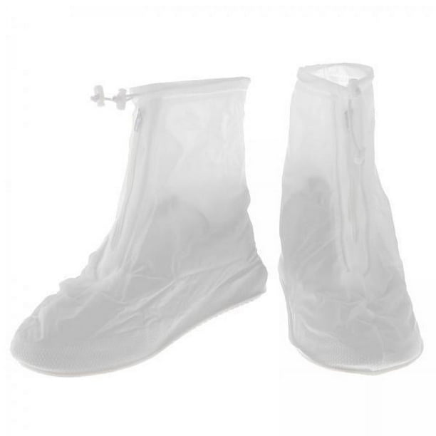Paquete de 2-4 cubiertas para zapatos de lluvia, cubiertas impermeables plegables para zapatos para ciclismo y Camping 2 piezas