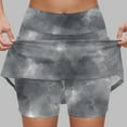 thumbnail image 2 of TTUHYWXI Women's Athletic Skorts Lightweight Golf Skirts Inner Shorts Pocket Tennis Workout Sports Pickleball Skort (Grey, 3XL), 2 of 4