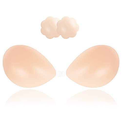 Silicone Strapless Bra Backless Breast Bra NTSWZYS Sticky Bra Invisible Adhesive Stick Lift Up Bra for Women 