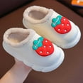 thumbnail image 5 of Huanglei Girls Slippers Warm Winter Fuzzy Lined Indoor Outdoor Comfortable Soft Sole Kids Shoes For Toddler And Little Girls, 5 of 7