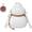 White, variant on Women's Vintage Calabash Shape Shoulder Bag,Large Capacity Versatile Crossbody Bag,Fashion Casual PU Leather Small Satchel