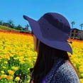 thumbnail image 4 of Outdoor Sun Hat Bucket Hats for Women Sun Protection Mesh Cap Quick-Dry UPF 50+ Dark Blue, 4 of 4